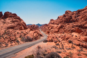 Beautiful views at Valley of Fire State Park in Nevada
