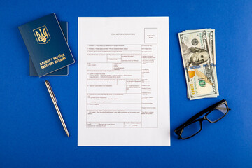 Travel Visa Application Form Immigration Document