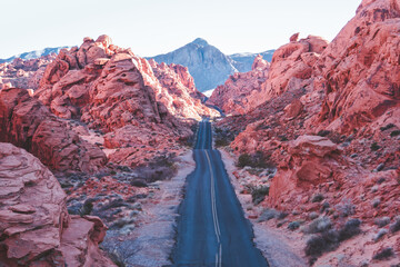 Beautiful views at Valley of Fire State Park in Nevada