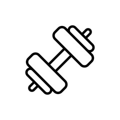 dumbbell icon design vector template