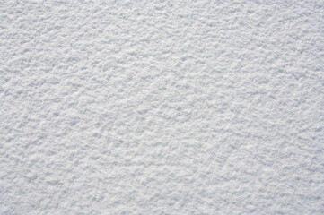 Snow texture for design. White texture. View from above .