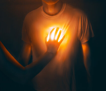 Glowing heart