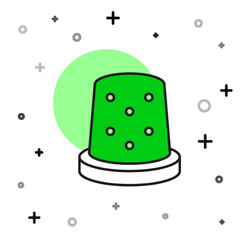 Filled outline Thimble for sewing icon isolated on white background. Vector