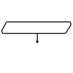 Digital callout title. HUD futuristic frame template.