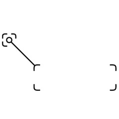 Digital callout title. HUD futuristic frame template.