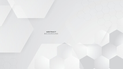 Vector Geometrical polygon abstract grey background