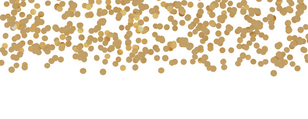 Gold Confetti Glitter Overlay