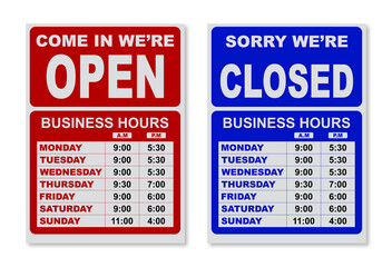 Shop Open Closed Sign