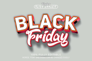 Black friday - edit text effect, font style