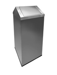 trash made of stainless steel