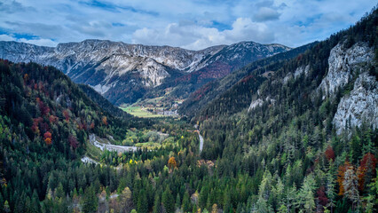 Fototapeta premium landschaft, berg, alpen, schnee, -täler, gipfel, cloud, landschaftidyll