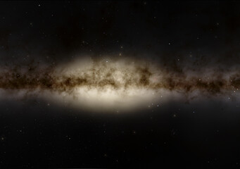 Fototapeta na wymiar Deep space wallpaper illustration, 3d rendering of nebula