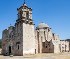 Exterior of Mission San Jose Church, USA