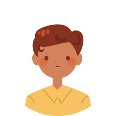 Avatar profile. Vector illustrations for website, social networks, user profile icon