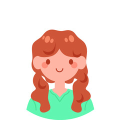 Avatar profile. Vector illustrations for website, social networks, user profile icon