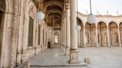 Interior of the mosque, Cairo Citadel