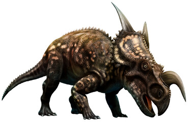 Einiosaurus from the Cretaceous era 3D illustration	