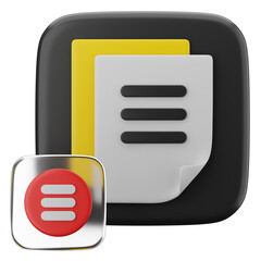 copy 3d icon illustration