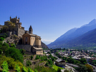 Fototapeta na wymiar Saint-Pierre, Aosta Valley, Italy