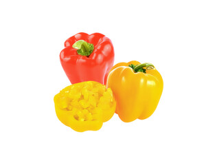 bell  pepper   isolated on transparent png