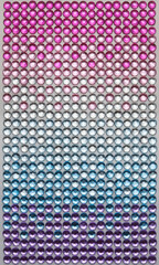 Colorful gradation rhinestones