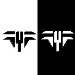 Y letter logo, letter logo, one letter logo.