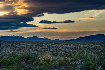 Desert Sunset, Big Bend National Park, Texas