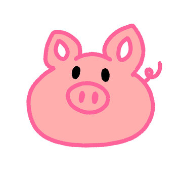 pig pork meat food menu icon isolated , graphic design for presentation, marketing, art, illustration, t-shirt design, cartoon, comic, advertising, online media