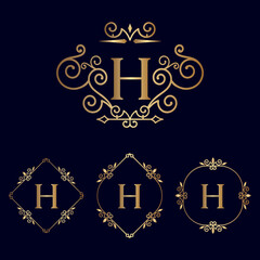 GOLD ROYAL BEAUTY LOGO H