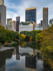 Fototapeta premium Autumn in Central Park, New York.