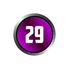 Numeric icon vector design templates