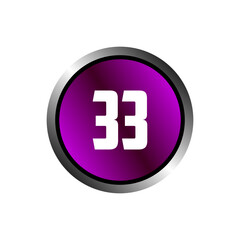 Numeric icon vector design templates