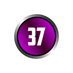 Numeric icon vector design templates