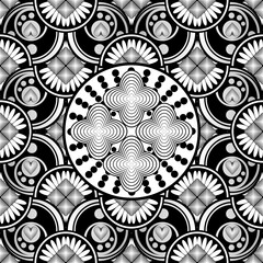 Obraz na płótnie Canvas Abstract seamless pattern textured background illustration