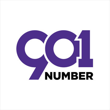 number 901 logo inspiration