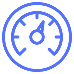 meter speedometer line icon