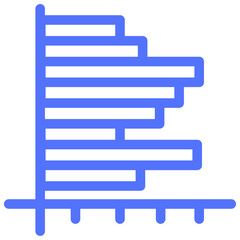 Fototapeta premium statistics data analytics line icon