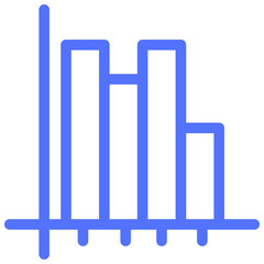 statistics report line icon