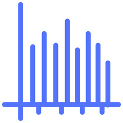 Obraz premium data presentation line icon