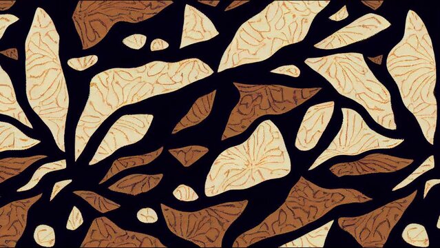 Abstract, shirting design, Ajrakh animation, Ikat, block print animation, batik print animation, Background digital printing textile animation