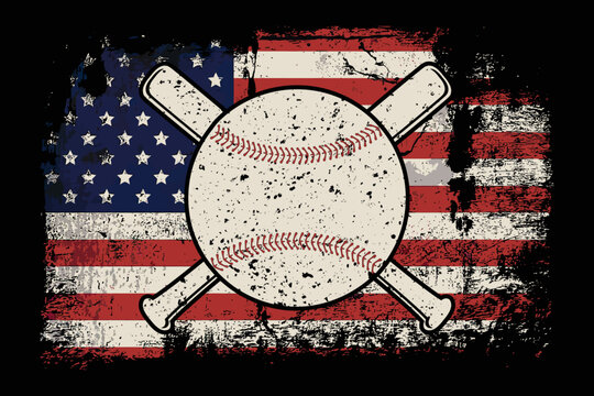 American baseball t shirt design, Svg T shirt Designs, USA Flag Baseball Png Design, 
