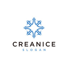 Vector graphic of abstract logo design template