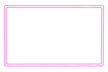 Square neon. Modern neon glowing square banner. Abstract neon square with glowing lines. glowing neon light square in empty.