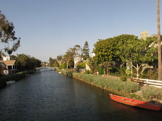 Naklejka premium Venice Canals Walkway LA