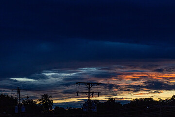 time lapse of clouds over the city apocalypse