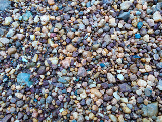 multi colored texture pebbles  background design