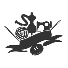 Sewing tailor logo  Icon Illustration Brand Identity
