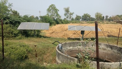 Solar water pump for agriculture