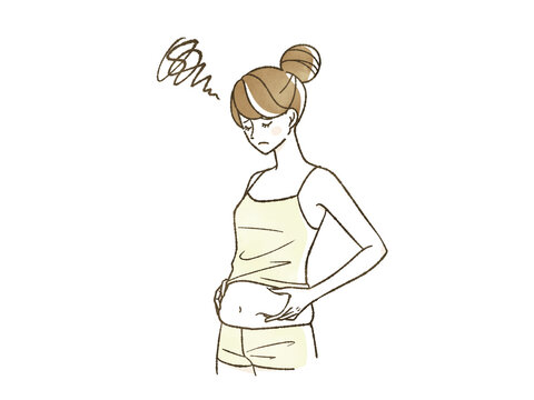 ぽっこりお腹」の写真素材 | 1,256件の無料イラスト画像 | Adobe Stock