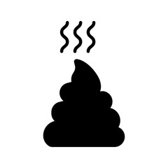 Poop icon. sign for mobile concept and web design. vector illustration